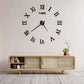 3D Wall Clock - RomanStyle